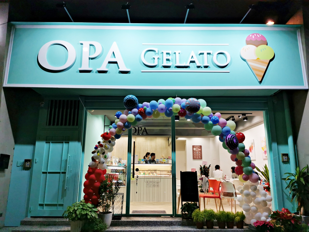 OPA GELATO手作義式冰淇淋，大推威士忌、蜂蜜檸檬、芝麻及芋頭口味-捷運松江南京站 @yass集合啦！