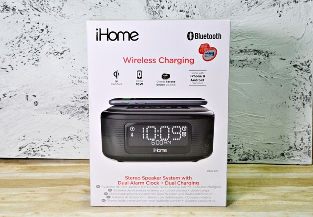 大推iHome無線充電藍牙喇叭，能無線充電和有線充電又能邊聽音樂，大大提升居家品質 @yass集合啦！