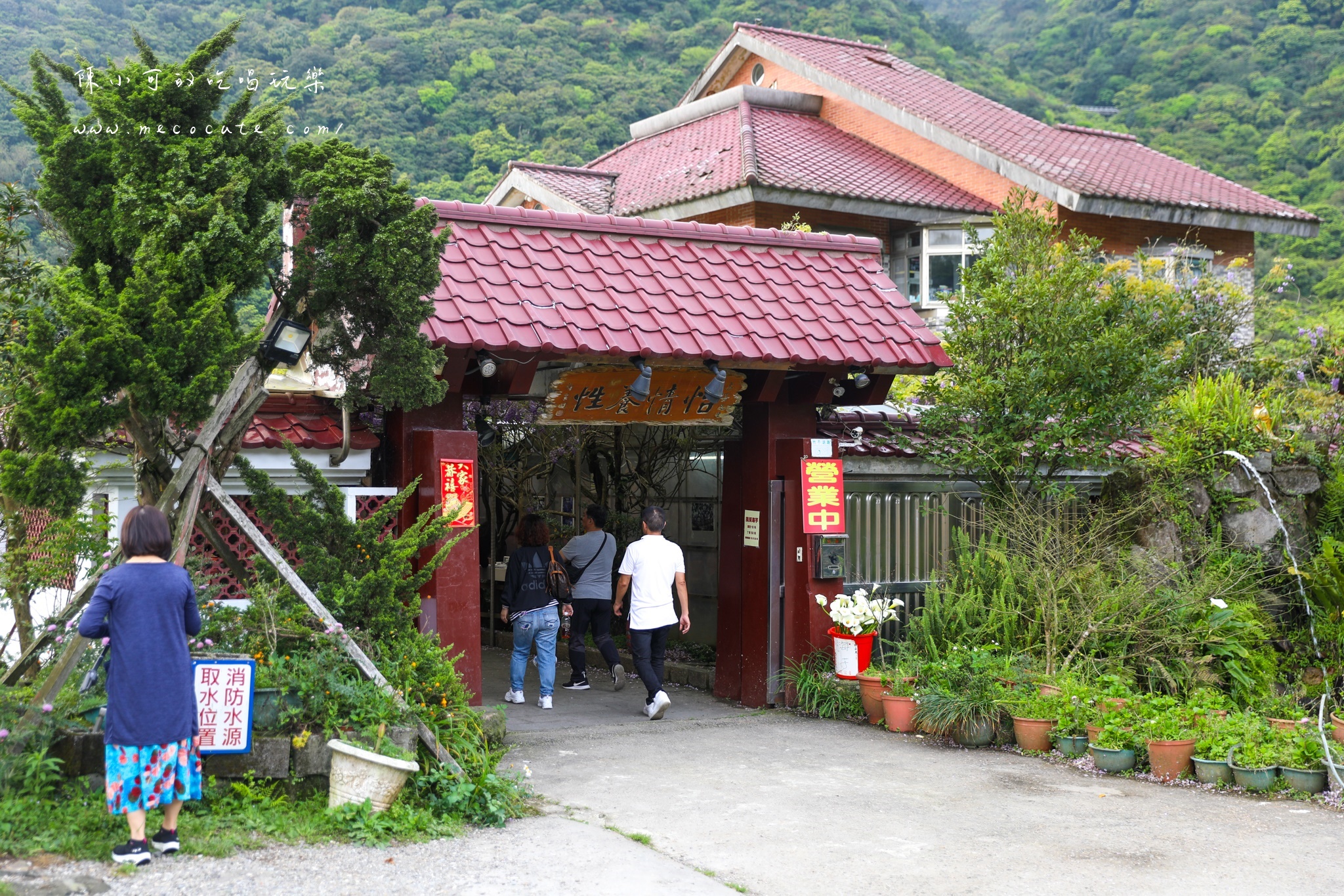 紫藤花棚下吃土雞，免費米粉湯、地瓜湯！頂湖小鎮紫藤花炸開 @yass集合啦！