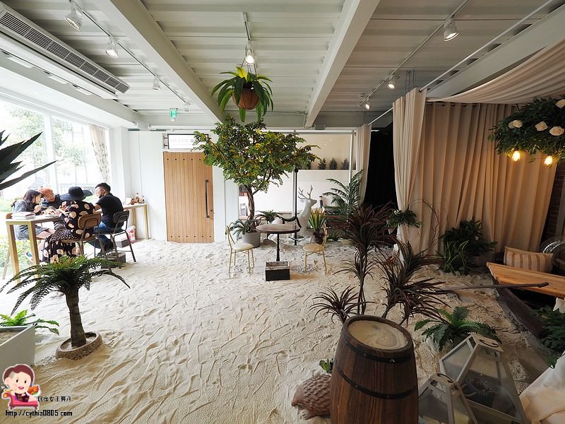桃園平鎮美食-Amour373cafe 阿沐373-把沙灘搬進咖啡廳裡，餐點精緻好吃有用心  (邀約) @yass集合啦！