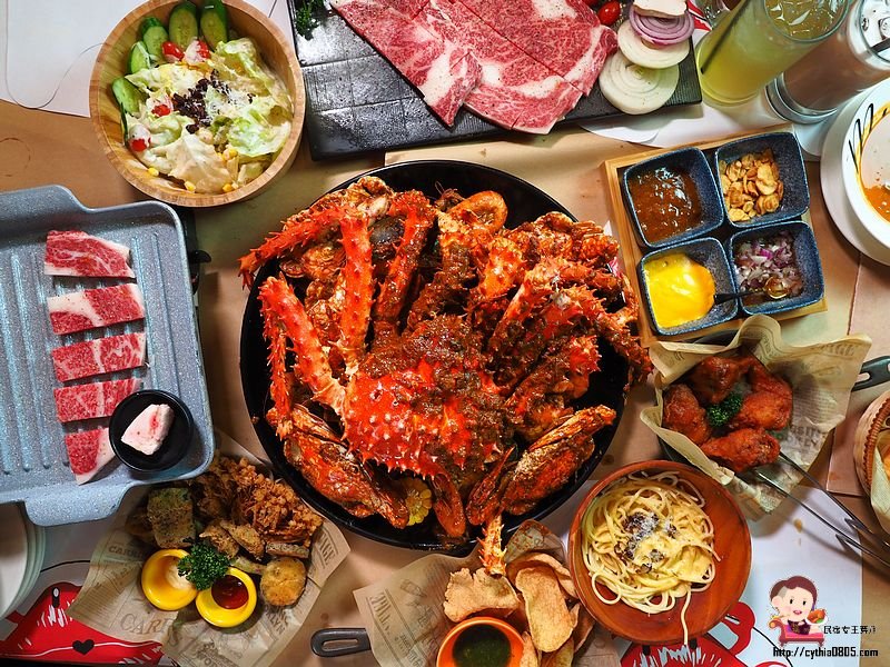 桃園中壢美食-紅唇蟹 KISS CRAB 美式手抓海鮮-母親節那裡去，全新海陸饗宴讓你有不一樣的感官享受  (邀約) @yass集合啦！