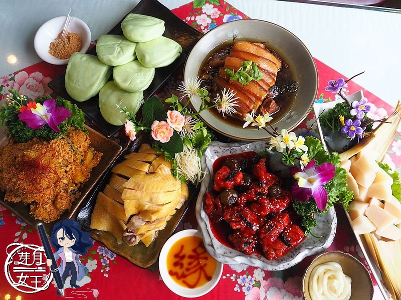 桃園龍潭美食-山水緣庭園景觀餐廳-將傳統客家菜再加一點質感，還可以讓孩子盡情玩耍餵魚跟追雞？？？  （邀約） @yass集合啦！