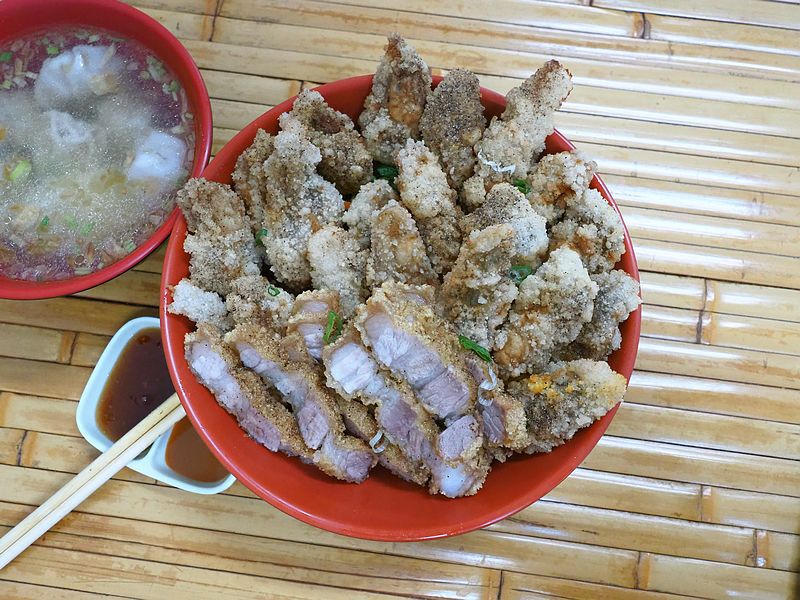 桃園中壢美食-錢進嘉粥-隱藏版海陸雙飽飯太浮誇，青埔低調小店就是狂 @yass集合啦！
