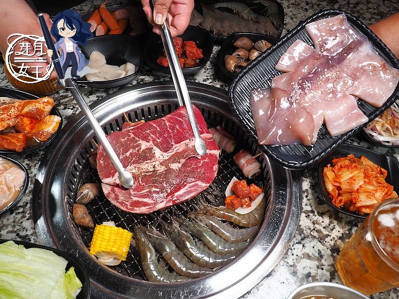 桃園中壢美食-Oh ! Yaki 日式精緻炭火燒肉 中壢店-平價600多塊就有戰斧豬排跟厚厚牛排可以吃，這個價格對的起！！  （邀約） @yass集合啦！