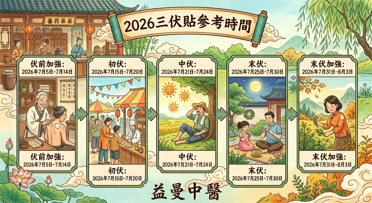 拒絕當冬天的人體冰棒！2026三伏貼時間出爐，趁夏天把身體暖爐開起來！ @yass集合啦！