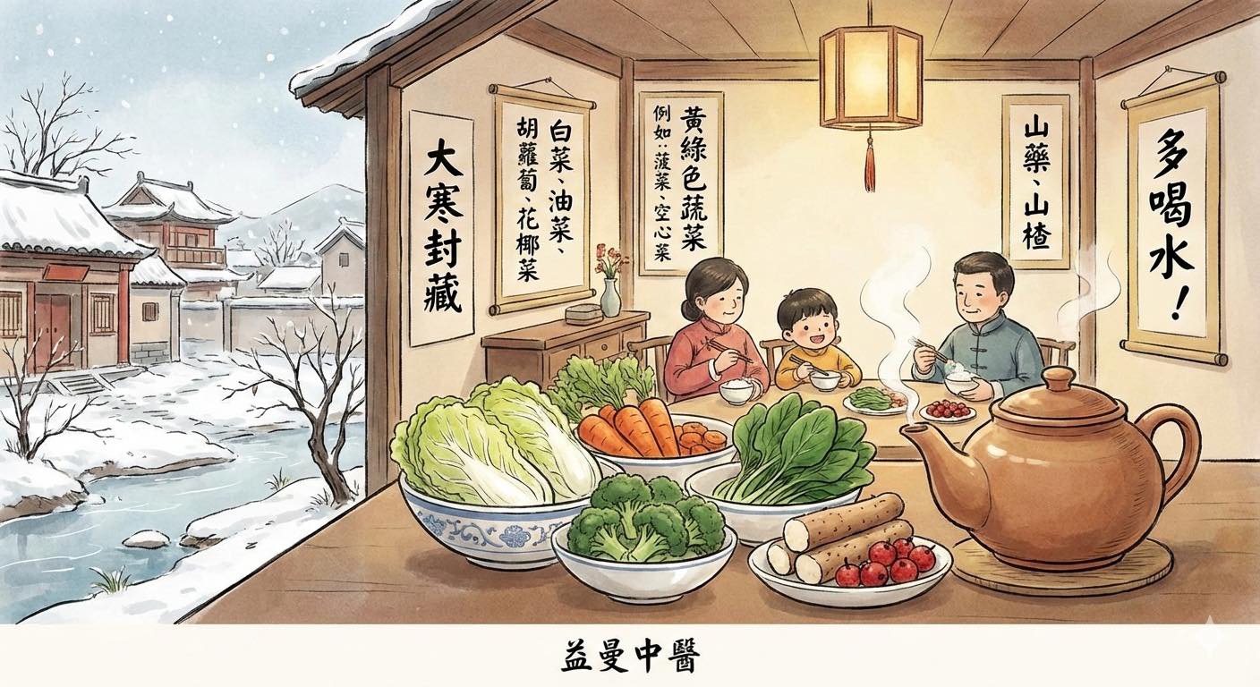 大寒，養生，食補，